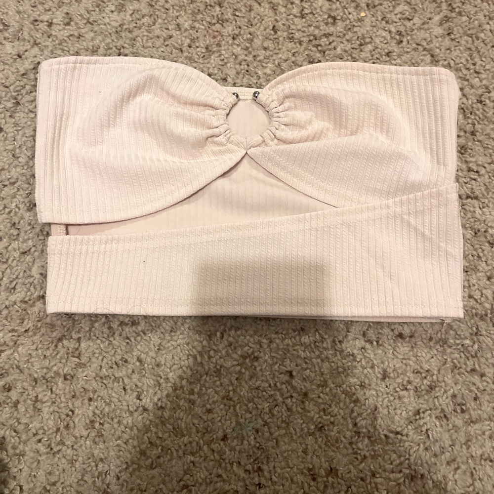 shein crop top light beige